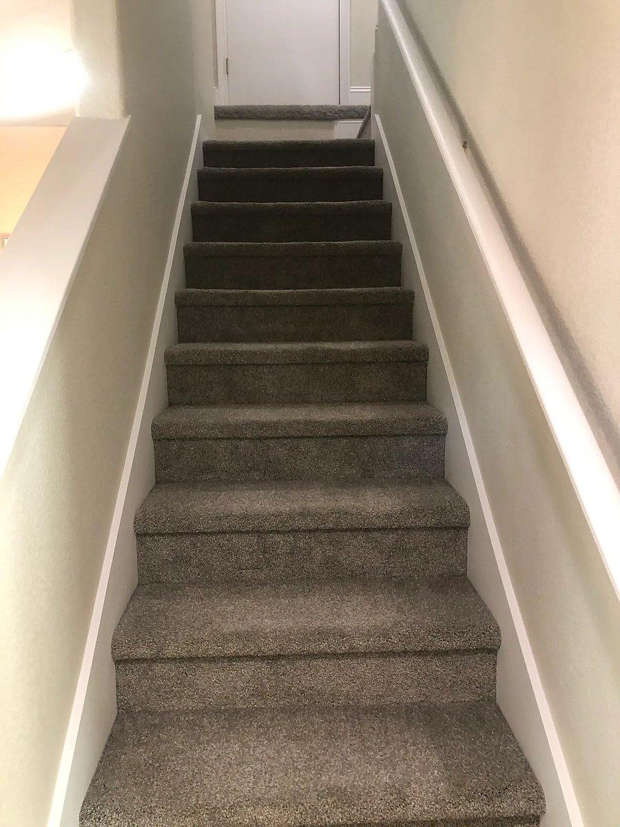 Stairway to bedroom, bath, laundry
