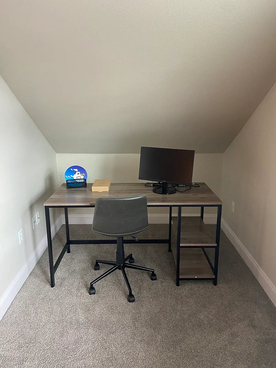 Dedicated workspace - upstairs bedroom