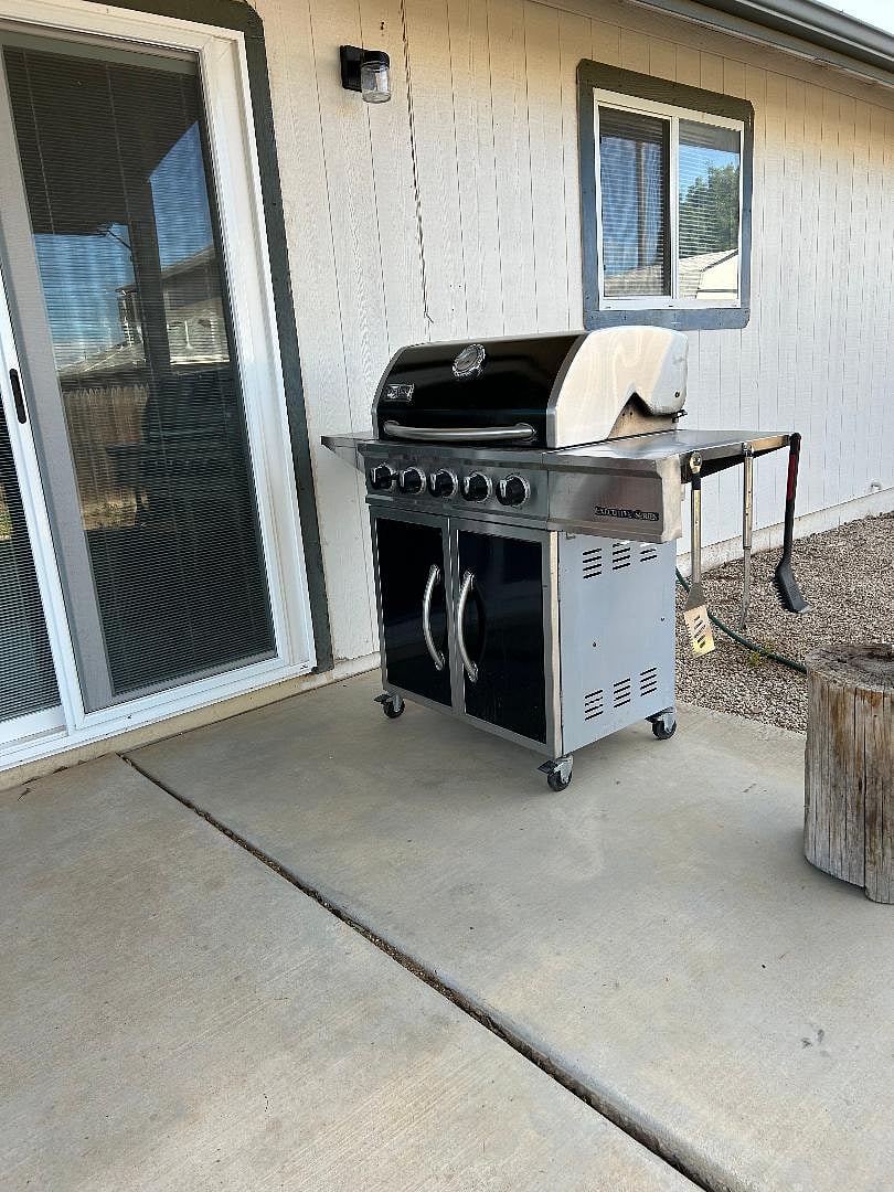 Back patio grill