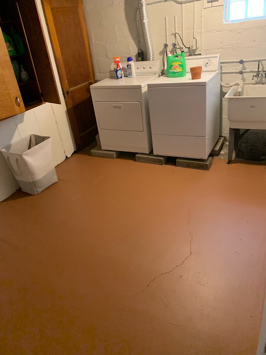 basement laundry room