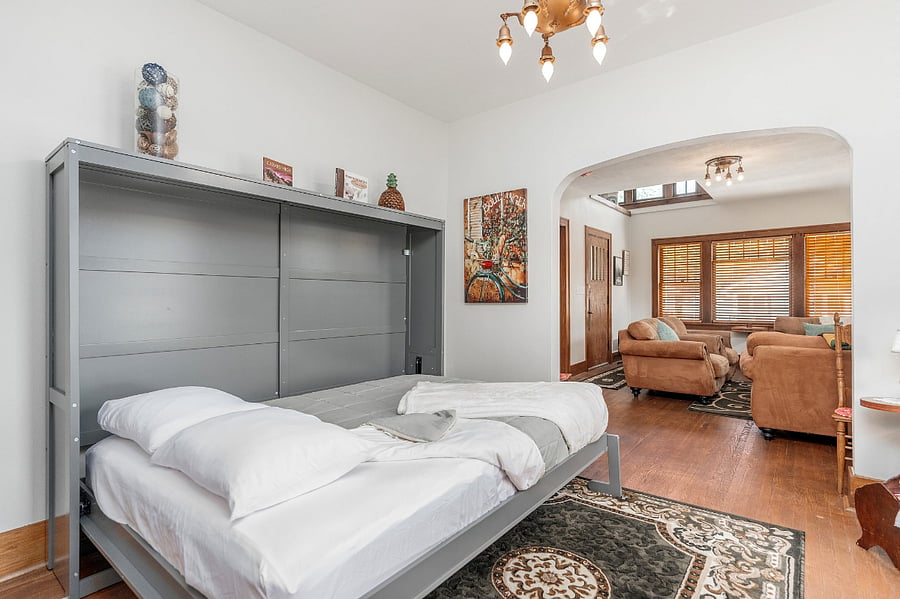 Queen Murphy bed for additional guests