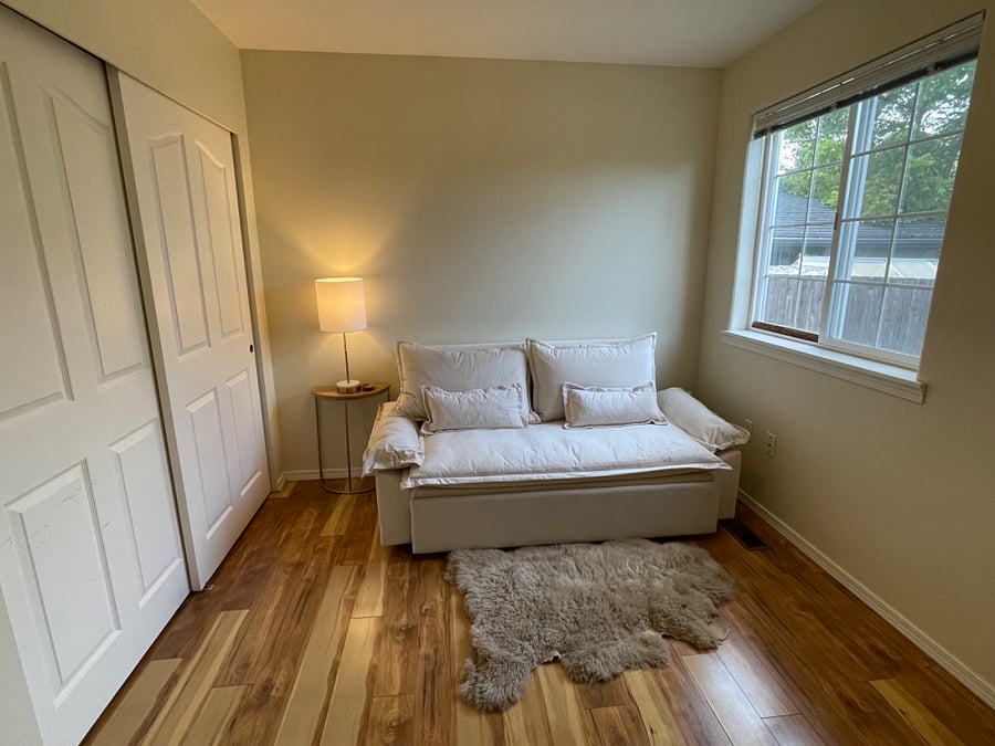 2nd Bedroom. Couch folds out into queen bed.