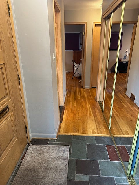 Front Door & Hall to Bathroom & Master Bedroom