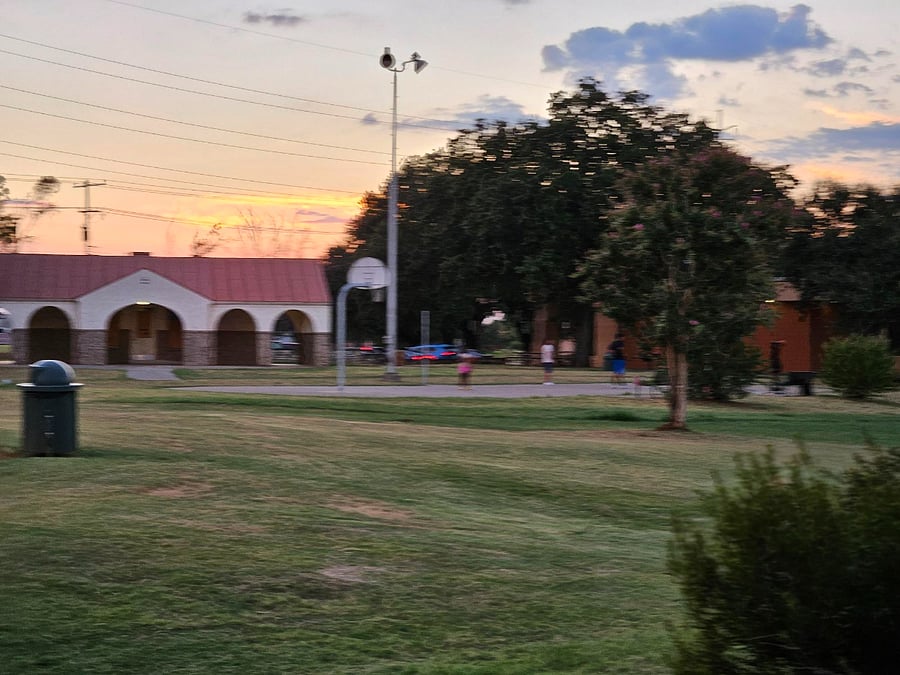 Grauwyler Park Recreation Center and outdoor basketball courts for your enjoyment. Park is just down the street. We provide basketballs for your use.
