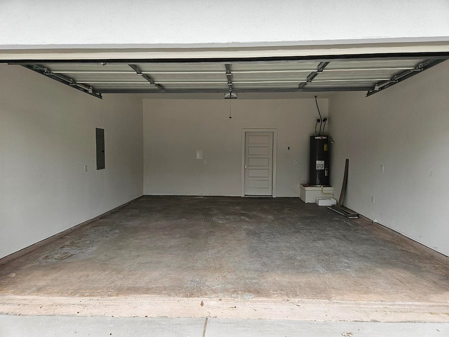 Attached 2-car garage offers direct access to inside the house.