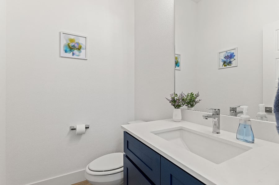 Main floor half bath