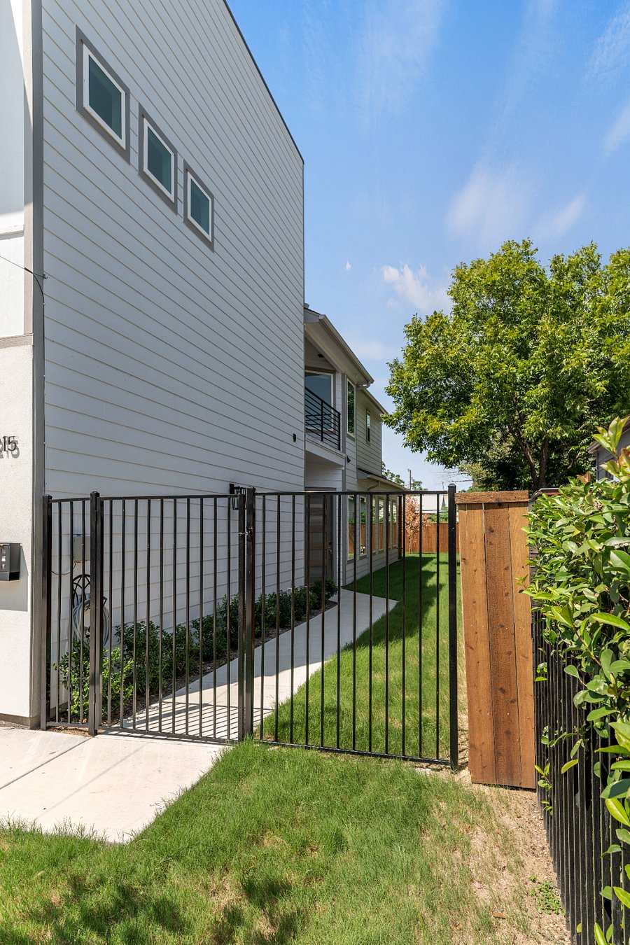 Property is fenced.