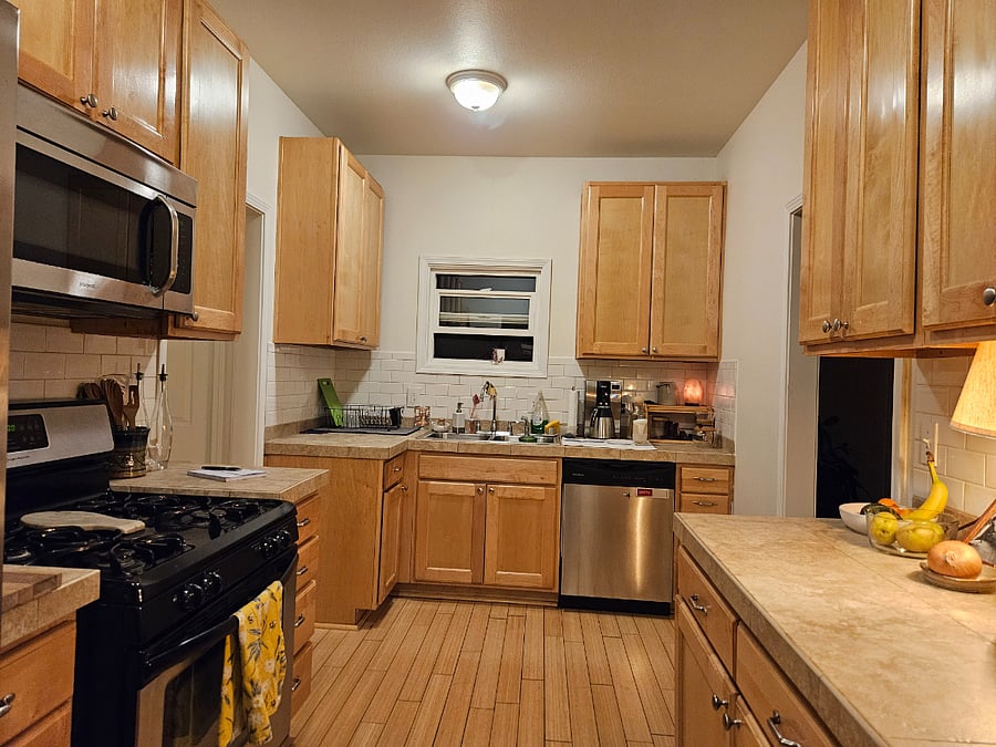 Downstairs shared kitchen