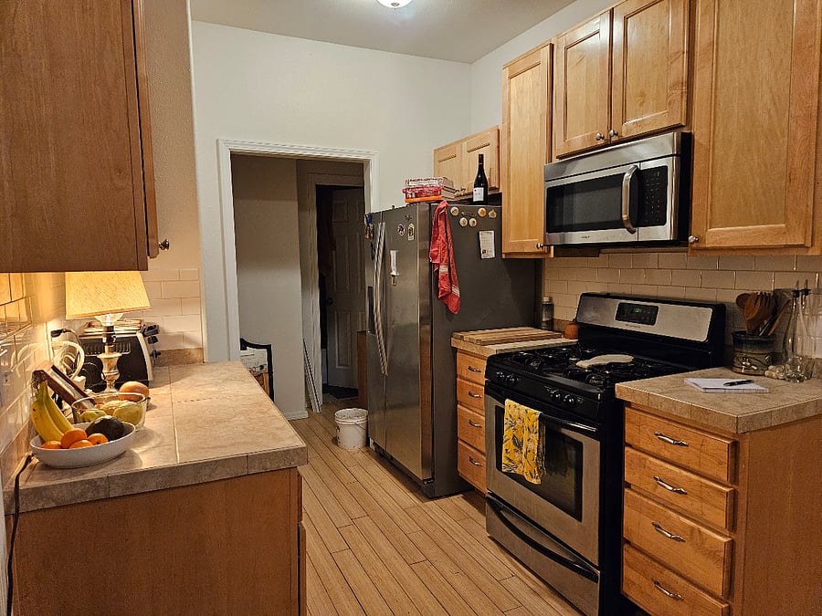 Downstairs shared kitchen