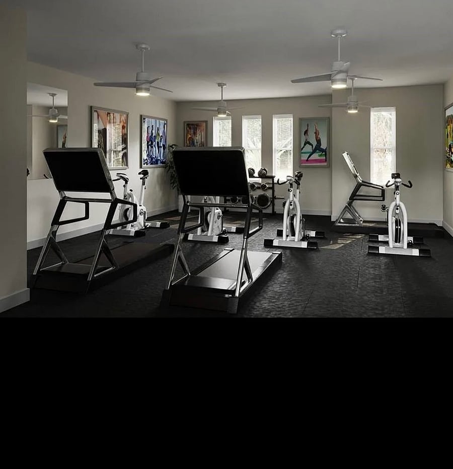 OUR COMMUNITY GYM AREA AROUND THE CORNER FOR YOU TO ENJOY. THERE ARE 2 TO USE.
