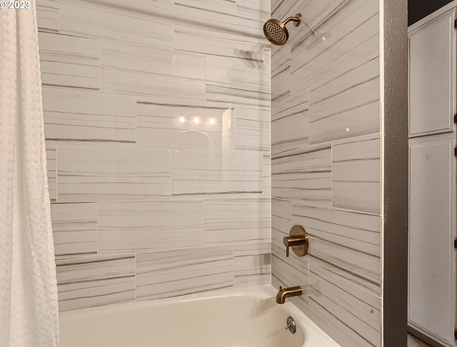 Shower and tub