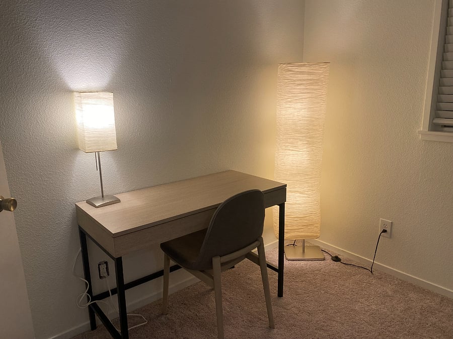Desk in second bedroom