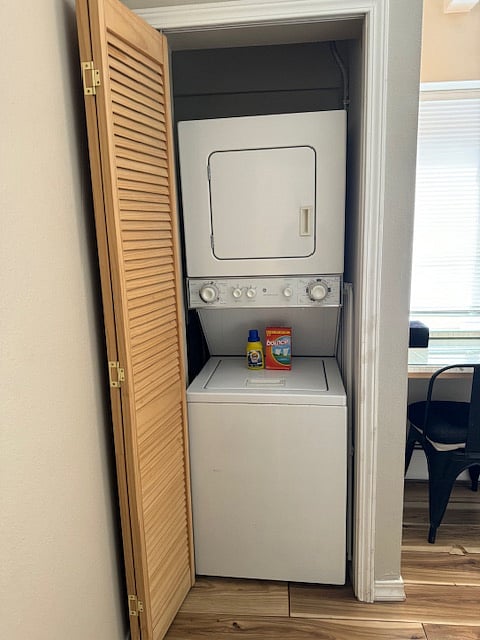 Washer and dryer in unit