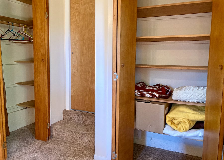 Bedroom closets 