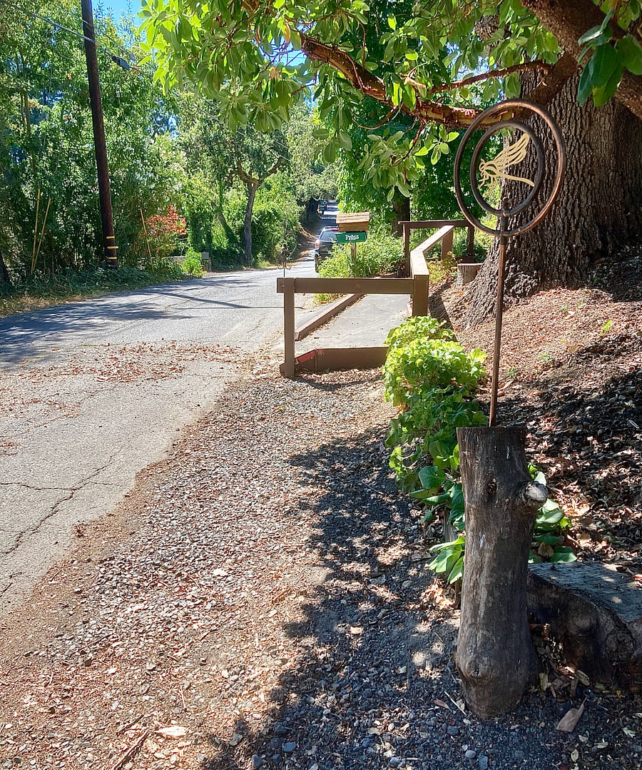 Tenant's parking area