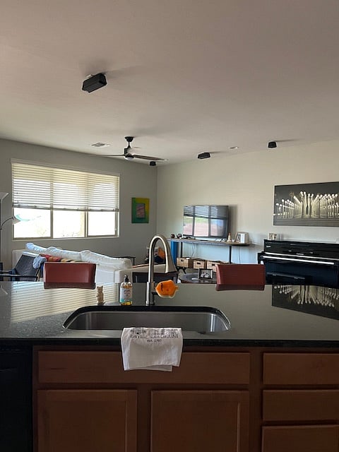 other living area for owner
open concept