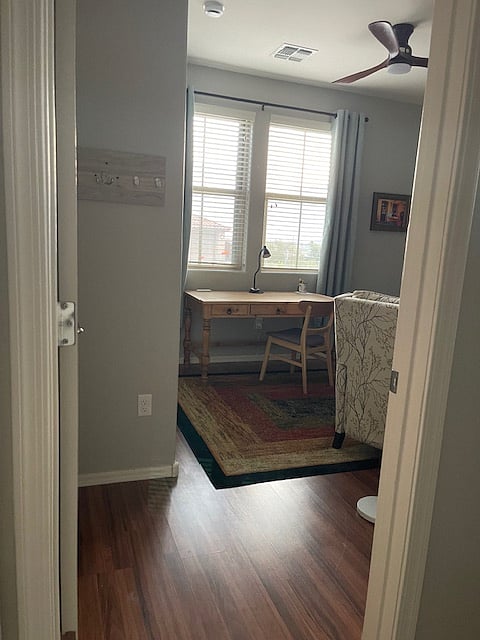 Workspace, TV room