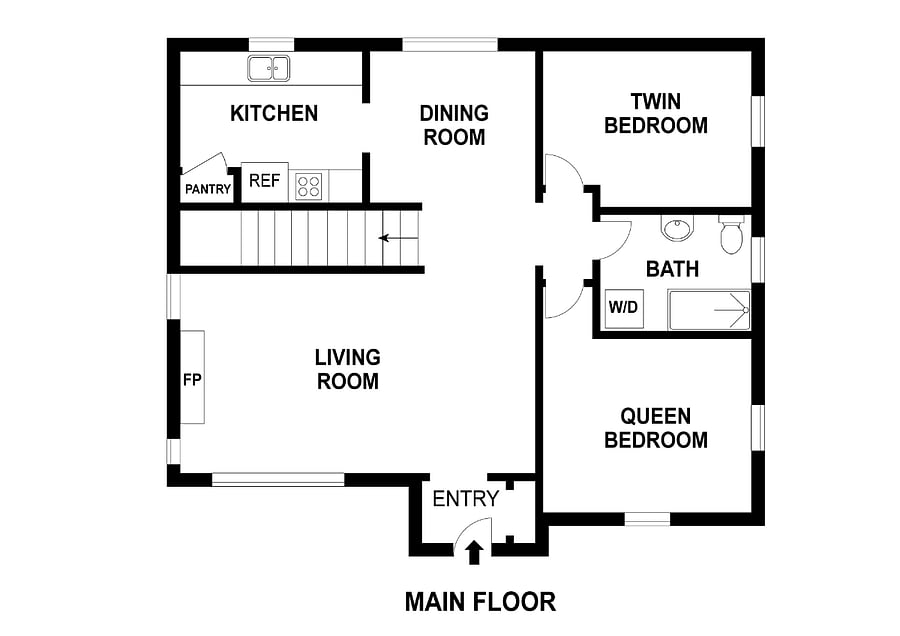 Floor Plan for the main floor