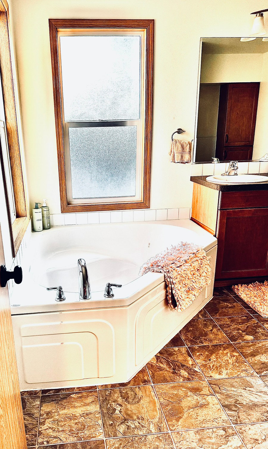 Ensuite tub.  Behind me is the walk in shower.
