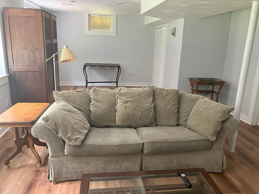 downstairs TV room