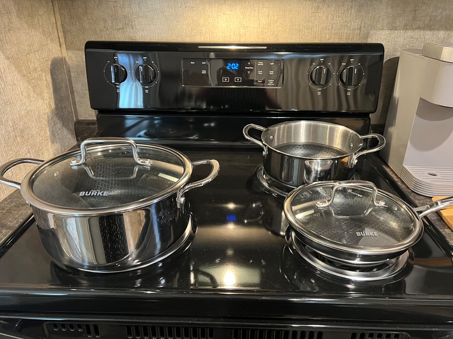 High end pots and pans.