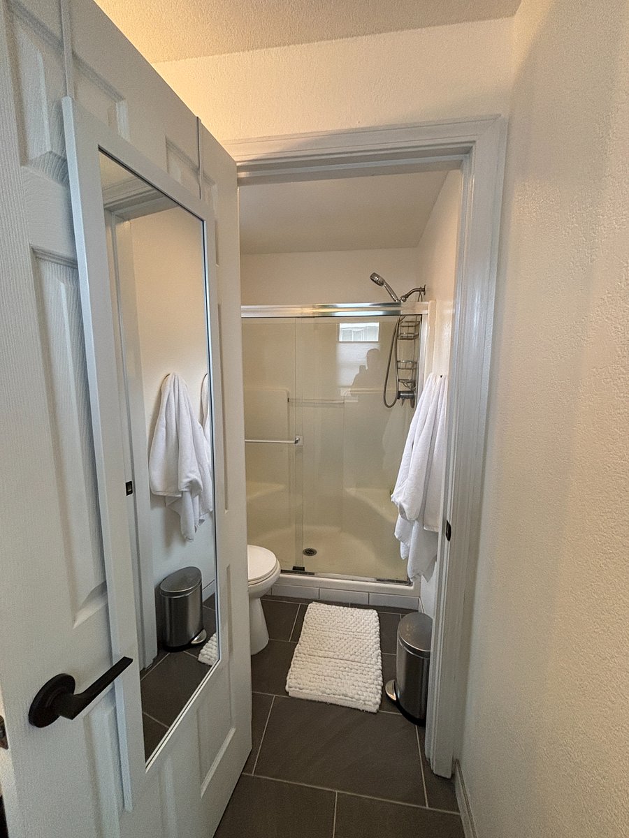 Private bathroom with shower