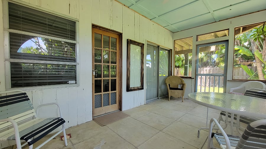 Front Covered Screened porch