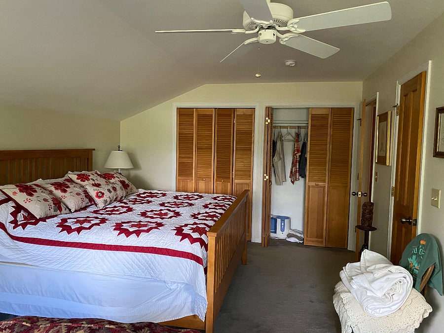 Master bedroom suite
