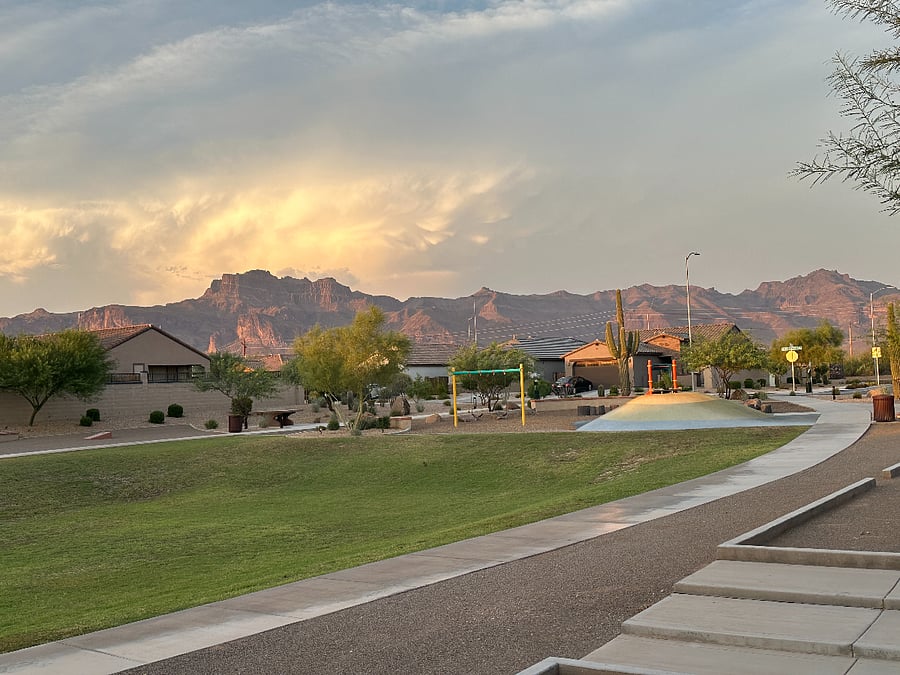 Bocce ball courts, horseshoe courts, and cornhole play while enjoying breathtaking views!
