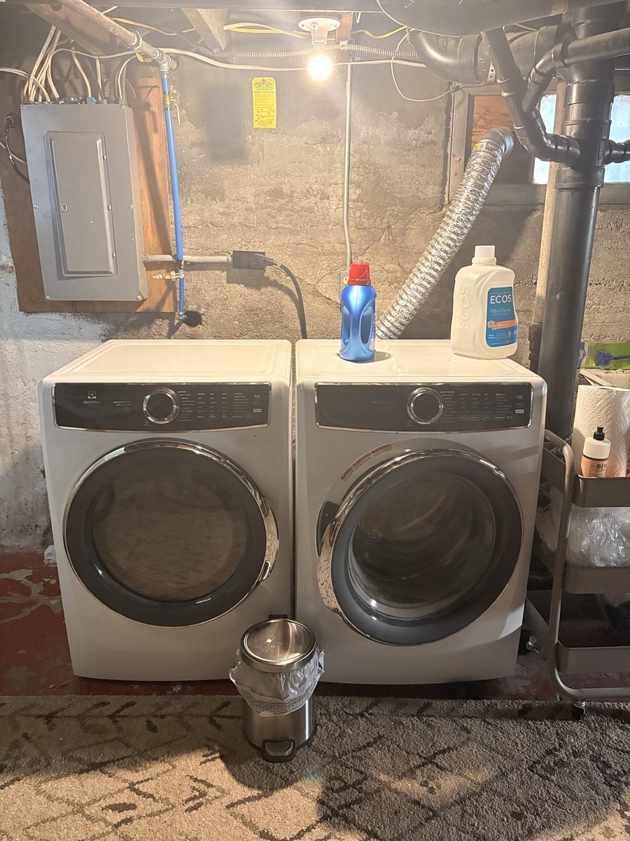 Washer and Dryer in basement (shared with 1 other unit on property)