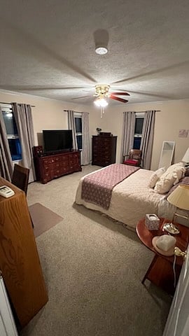 The room in the evening time 