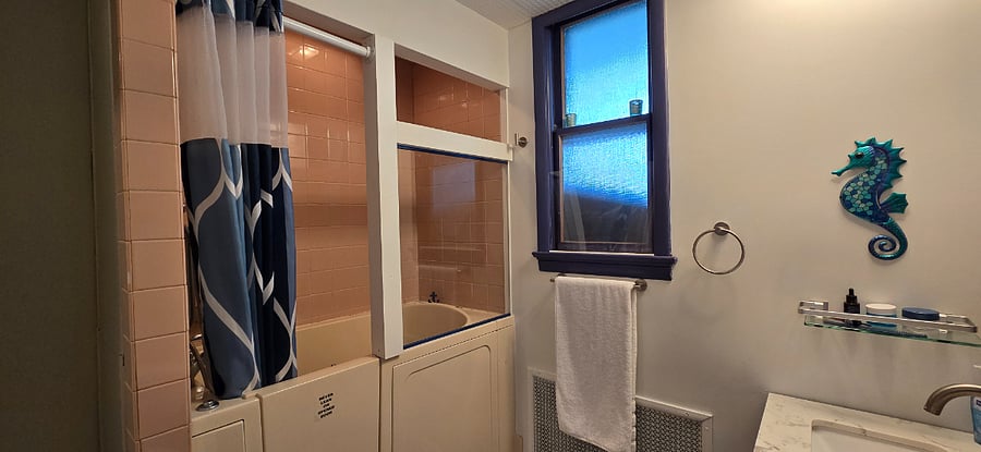 Bathroom #1 with specialty tub