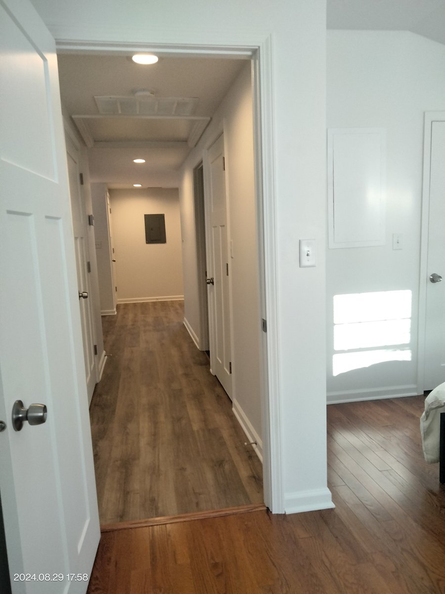 Hallway towards kitchen/living.