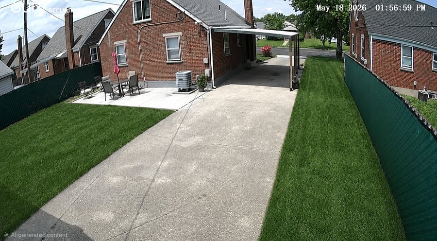Back yard.
