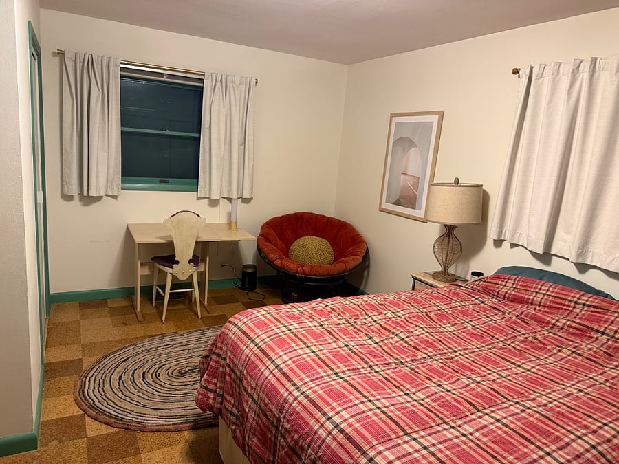 Large Bedroom with half bath