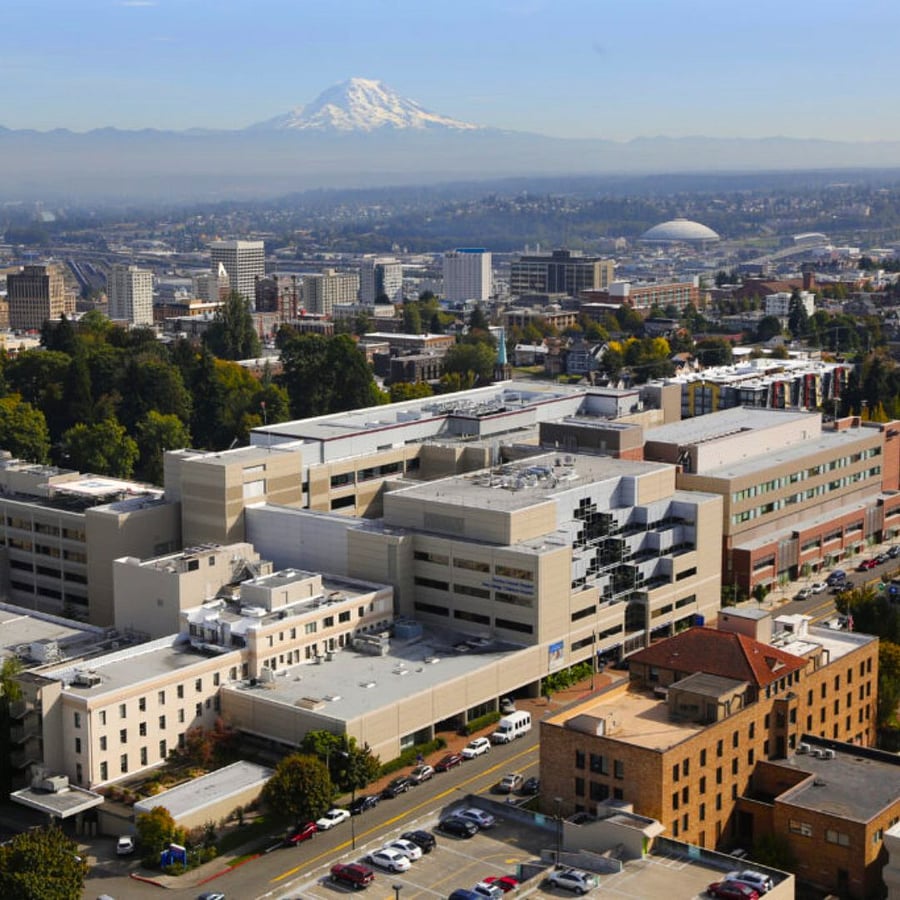 Mary Bridge spans many blocks in downtown Tacoma in the Medical District. It's a short 10 minute drive and is also accessible via Pierce Transit bus route 11 or 16, TCC TC  Commerce St Station - Zone C.