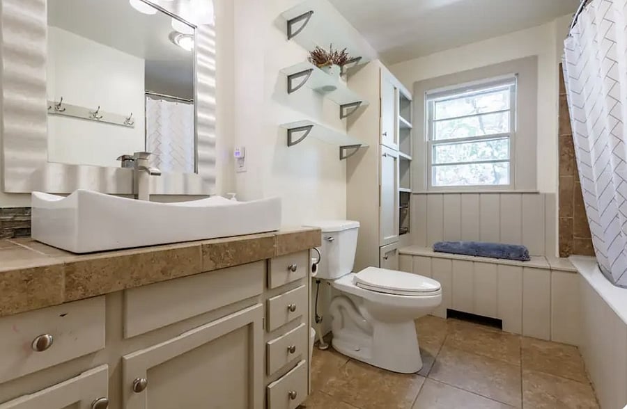 Hall bath 
Up stairs 