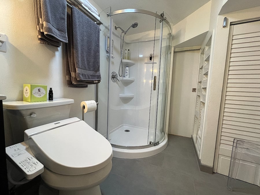 High tech TOTO washlet bidet