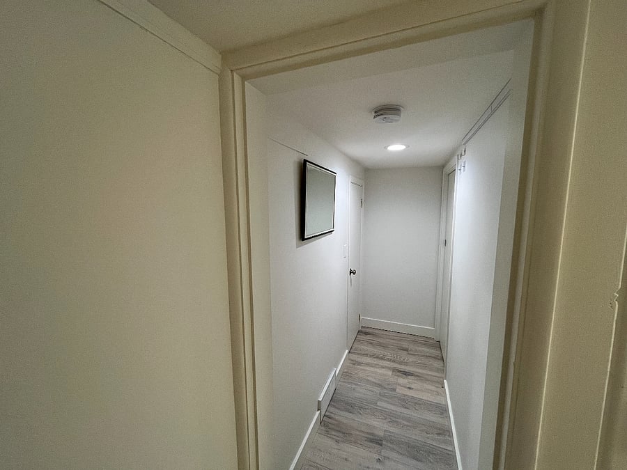 Hallway leading to bedrooms