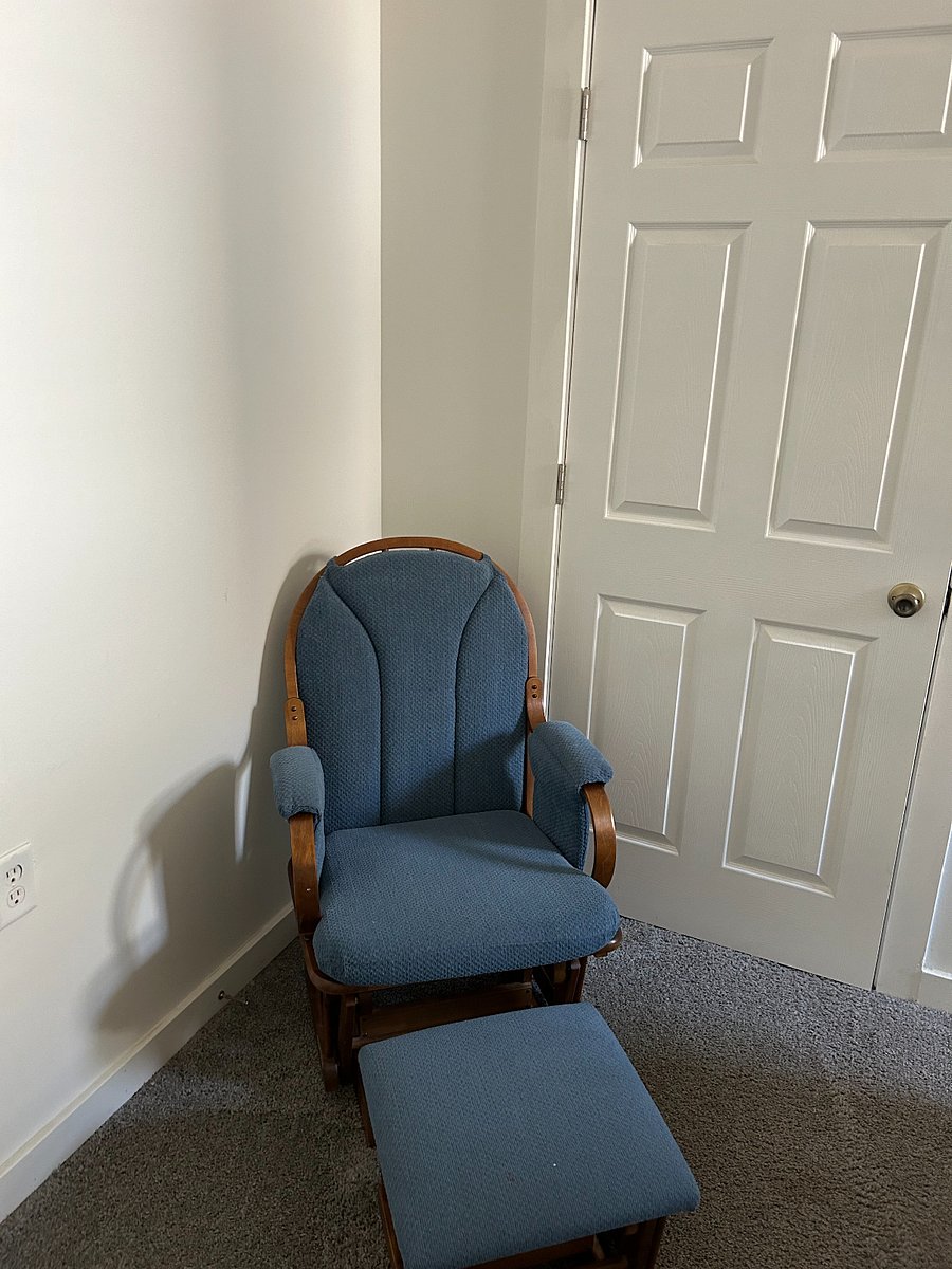 in one of the bedrooms