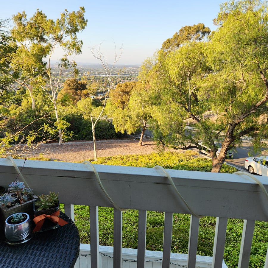 balcony off kitchen