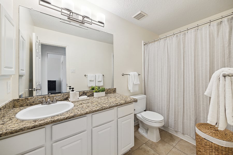 Shared upstairs bathroom
