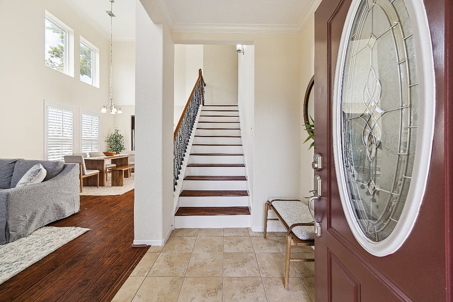 Feel at ease as you step into a wide open living space