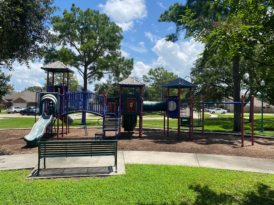 Let the kids enjoy endless fun at the vibrant playground, complete with swings, slides, and plenty of space to play in a safe, family-friendly environment.