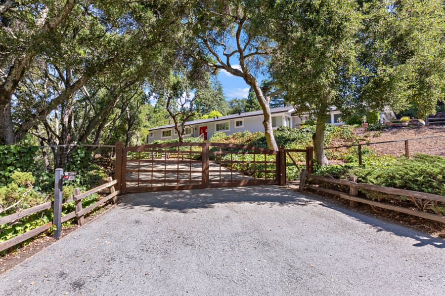 secure gated parking/driveway