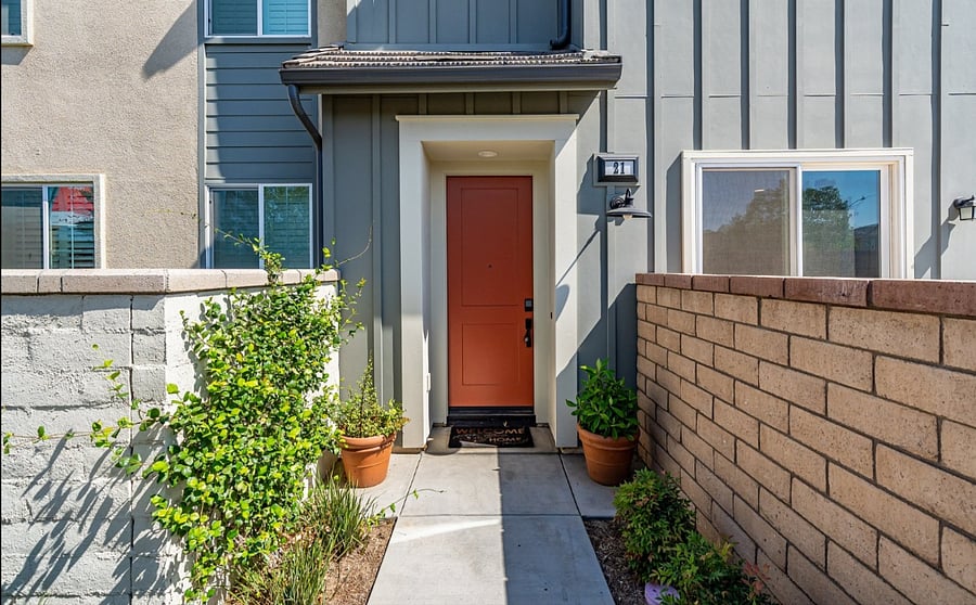 Front Door Walkway and Entrance