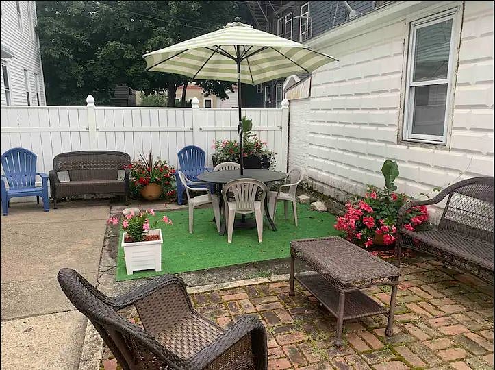 Patio area.