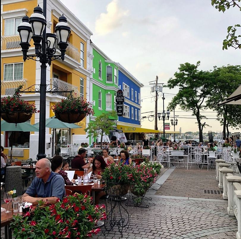 DePasquale Plaza, walking distance from my apartment.