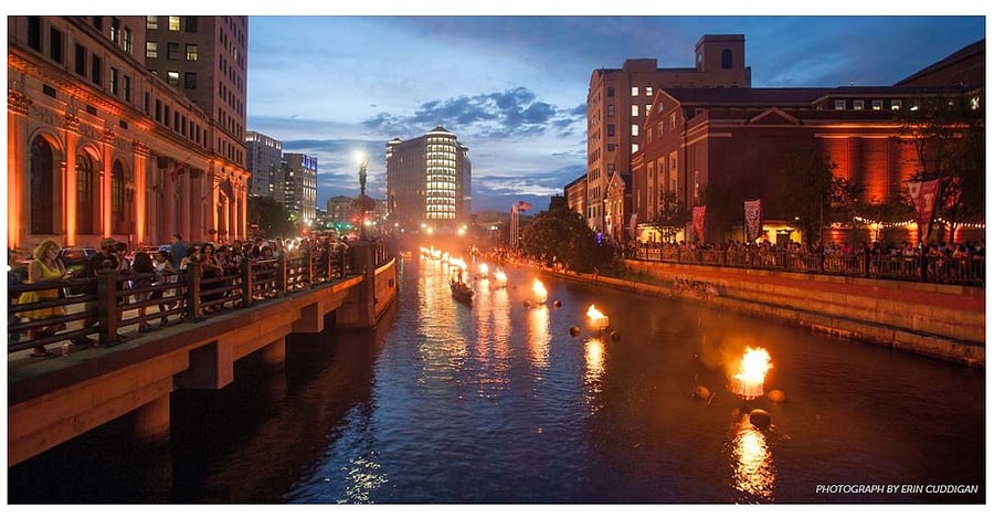 WaterFire Providence - free event held different dates throughout the year, walking distance from my apartment.