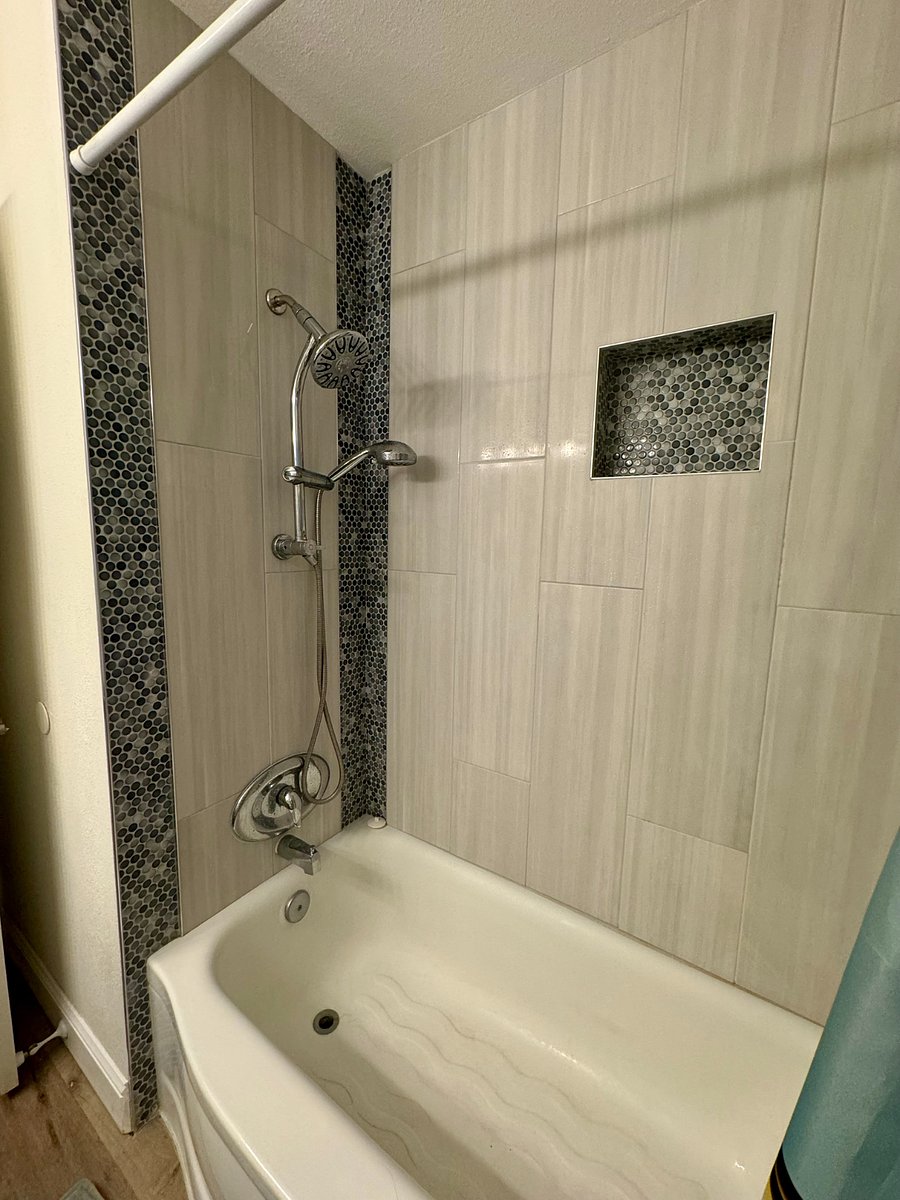 2nd Bathroom Custom Tile Shower